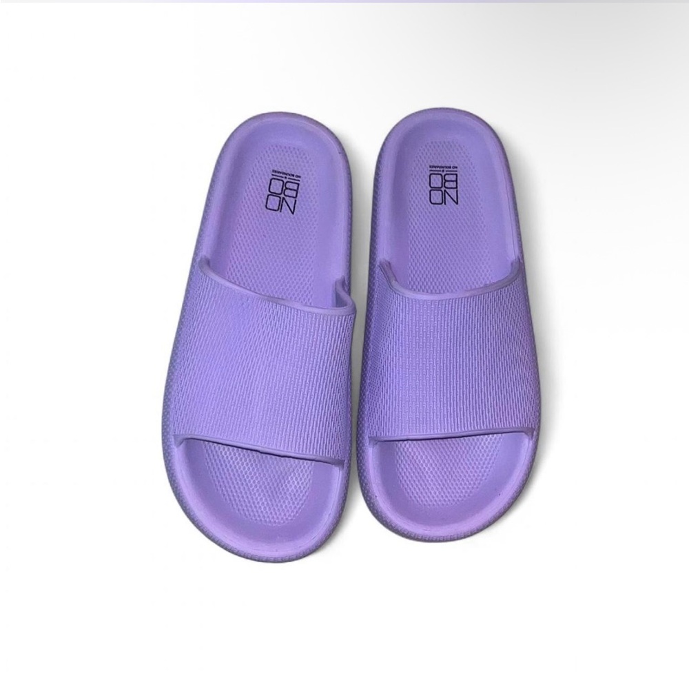 Purple Slide Sandals